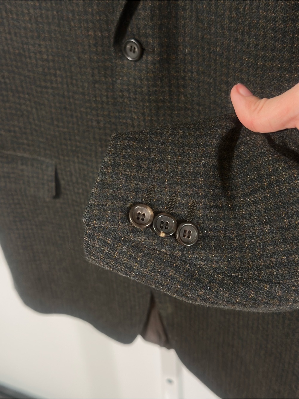 Andrisen Morton x Canali Proposta Cashmere Sport Coat Blazer Italy 42R Brown - Picture 4 of 8